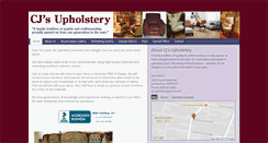 Desktop Screenshot of cjsupholstery.com
